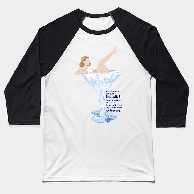 Bejeweled, Taylor Inspired Midnights Baseball T-Shirt by Imaginelouisa